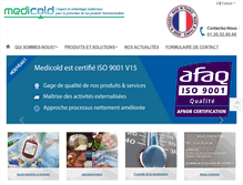 Tablet Screenshot of medicold.fr